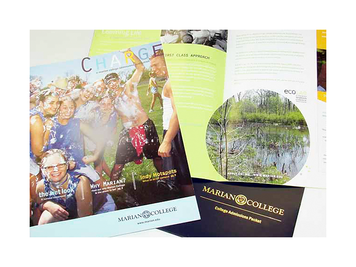 Program Materials — print program for Marian College, image 1 of 1