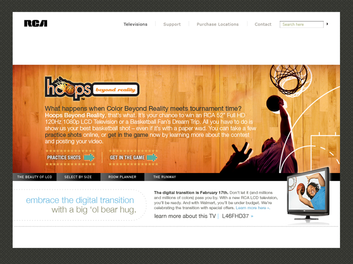 Hoops Facebook Challenge — social media campaign for RCA, image 1 of 3